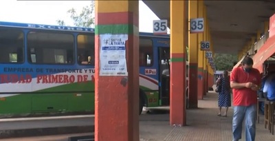 Terminal de Ómnibus, 'desolada' de forma atípica en víspera de Caacupé