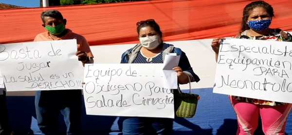 Pobladores denuncian falta de insumos y equipamientos en Hospital de San Pedro