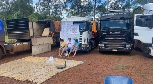 HOY / Mega incautación de marihuana en Alto Paraná: carga tenía como destino el mercado brasileño