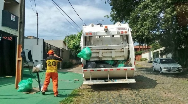 No habrá recolección de basura en Asunción durante el feriado