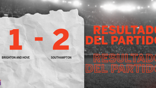 Por una mínima ventaja Southampton se lleva los tres puntos ante Brighton and Hove