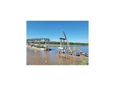 Avanzan las obras del puente más extenso de Ñeembucú