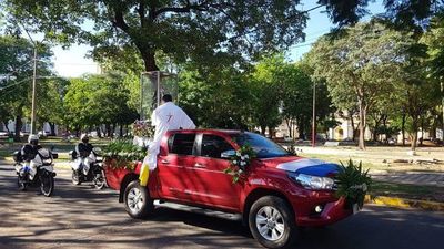 La Virgen de Caacupé peregrina por Asunción para la automisa - Nacionales - ABC Color
