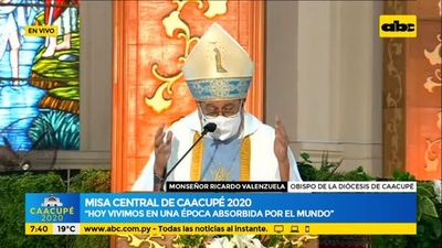 Aborto, corrupción, injusticia y violencia de género: temas principales de la homilía de Caacupé - ABC Noticias - ABC Color