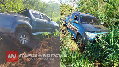 AHORA: HALLAN CAMIONETA ROBADA EN SAN RAFAEL DEL PNÁ