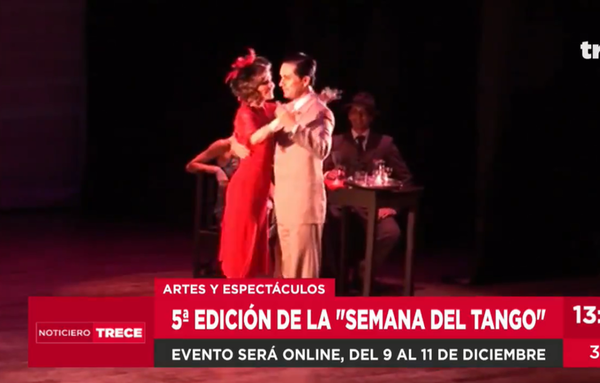 Organizan quinta edición de la "Semana del Tango"