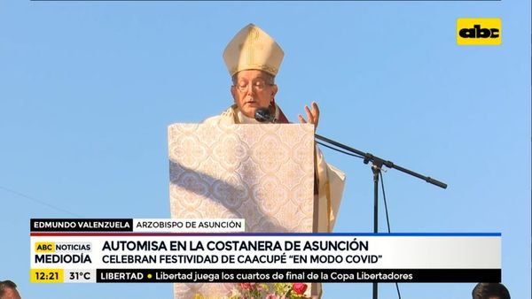 Mons. Edmundo Valenzuela criticó estado de abandono de Asunción - ABC Noticias - ABC Color