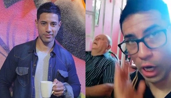 Tratan de "mal educado" a "El Rasta" por grabar a su suegro dormido - Teleshow