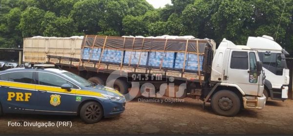 Carga de cerveza de contrabando desde Paraguay es incautada por la Policía Rodoviaria Federal