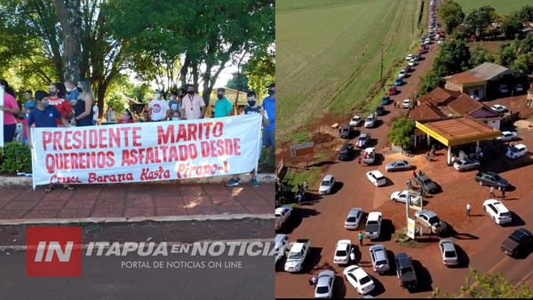 PIDEN ASFALTO HASTA SAN BUENAVENTURA EN ITAPÚA POTY