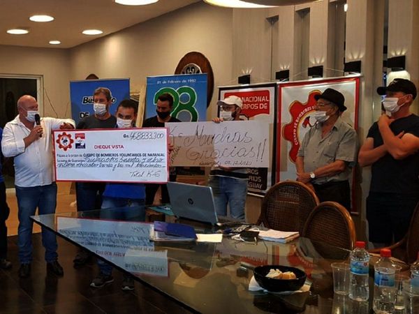 Donan G. 468 millones para bomberos