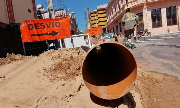 Prosiguen los trabajos de alcantarillado sanitario en Asunción