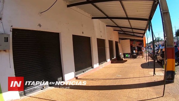 8 DE CADA 10 LOCALES CERRARON EN EL CIRCUITO COMERCIAL DE ENCARNACIÓN