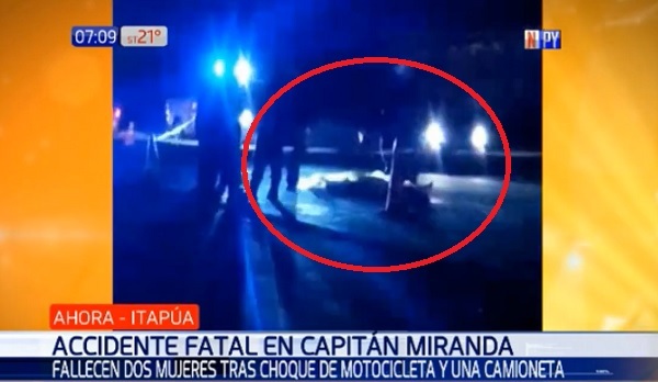 Conductor ebrio arrolló y mató a dos bomberas voluntarias
