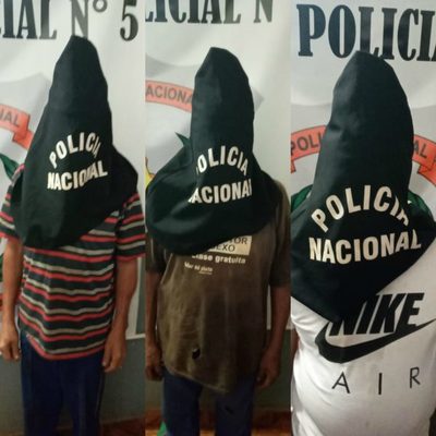 Atrapan a tres ladrones domiciliarios que vaciaron una vivienda en el km 9 de CDE