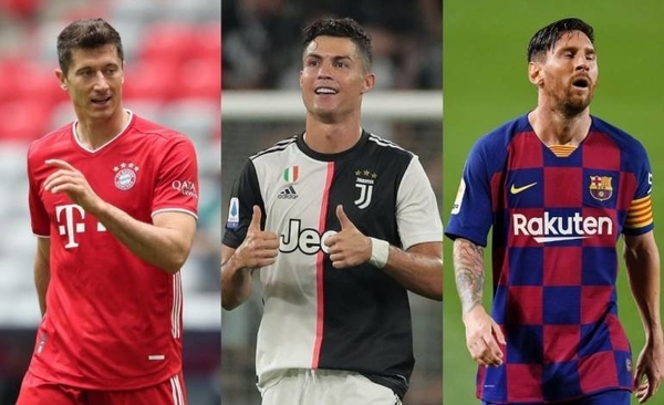 HOY / Cristiano, Messi y Lewandowski aspirantes al Globe Soccer Awards 2020
