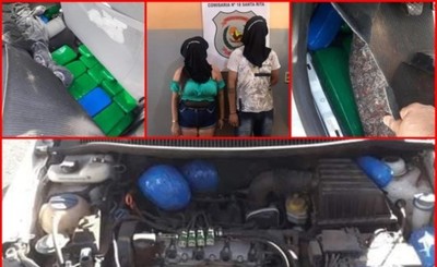 Pareja brasileña detenida con casi 100 kg de marihuana en Santa Rita