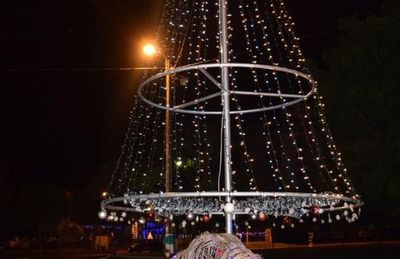 Iluminan Santa Rita con luces navideñas   - ABC en el Este - ABC Color
