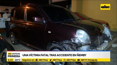 Una víctima fatal tras accidente en Ñemby - ABC Noticias - ABC Color