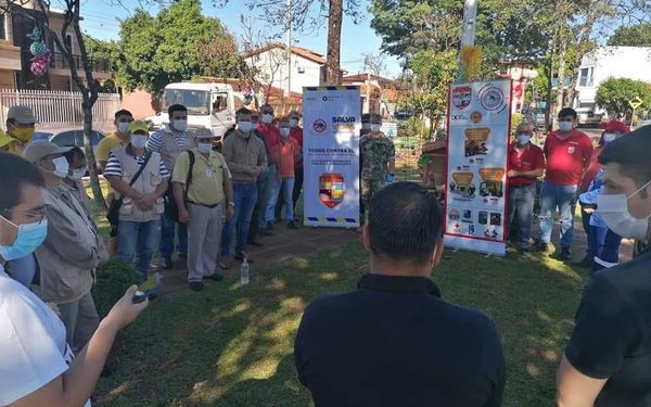 Realizan minga ambiental en Villa Bancaria CDE