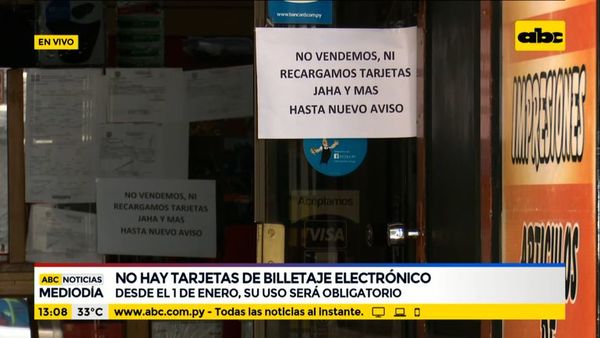 Billetaje electrónico: a 22 días de reimplementación no hay tarjetas en el microcentro - Nacionales - ABC Color