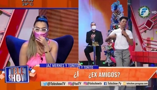 Toñito se hartó de Jazmín y se retiró de "TeleShow" - Teleshow