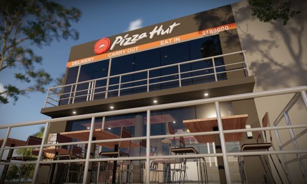 Pizza Hut ultima detalles para su nueva tienda en Capiatá