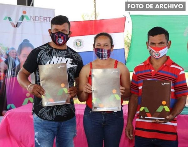 Gobierno Nacional, a través de INDERT, entregará otros 165 títulos de propiedad en Amambay