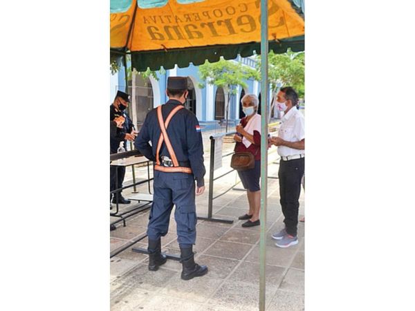 Siguen los controles en alrededores al Santuario