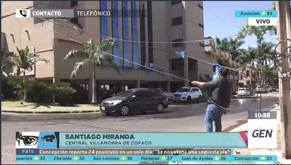 HOY / Santiago Miranda, de la Central Villamorra de Copaco: "Ese cableado no es nuestro”