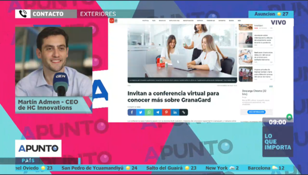 HOY / Martín Admen, CEO de HC Innovations, sobre la charla que ofrecerá la doctora Ruth Gabinzon
