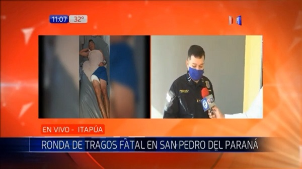 Ronda de tragos termina con un herido y un fallecido