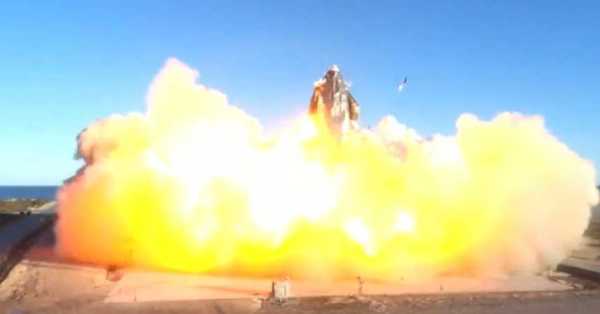 El cohete 'Starship'de SpaceX explota al momento de aterrizar - C9N