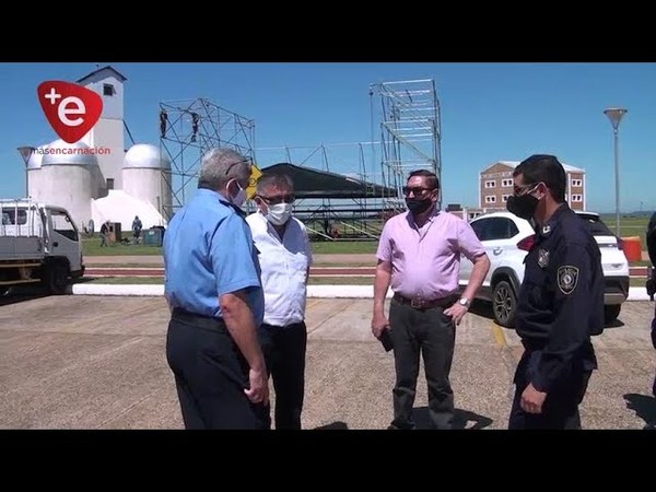 GARANTIZAN SEGURIDAD PARA EL AUTOCONCIERTO EN LA PLAYA SAN JOSÉ