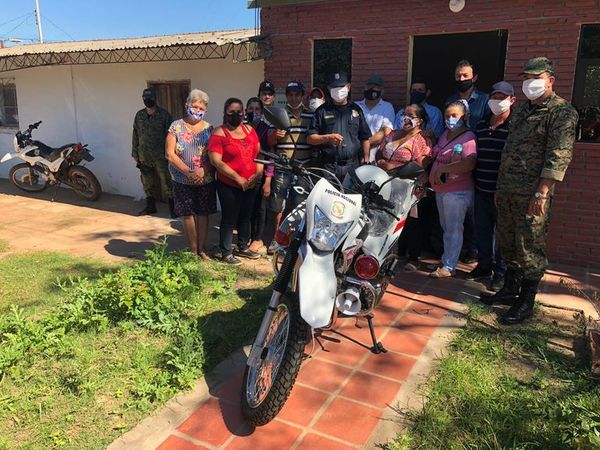 Entregan motocicletas a puestos policiales de Concepción - Nacionales - ABC Color