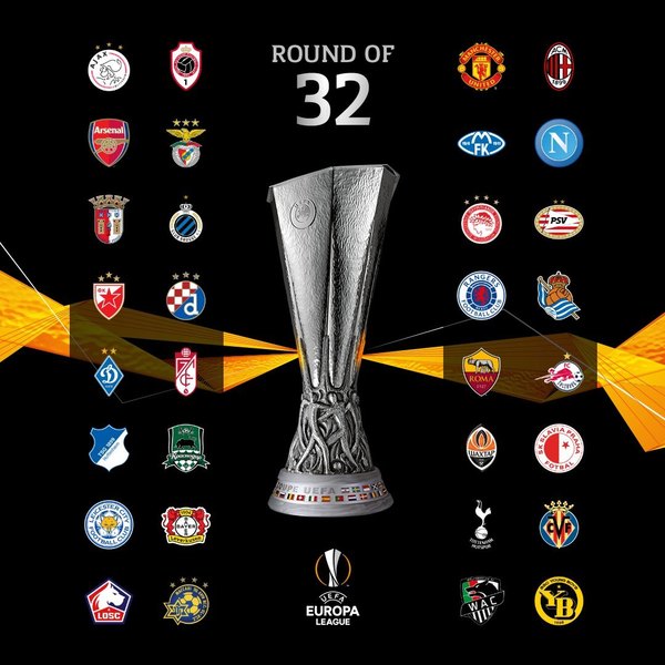 Están todos los clasificados a los dieciseisavos de final de la Europa League
