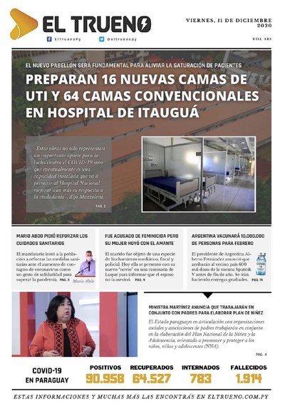 E-paper 11 de Diciembre 2020 - El Trueno