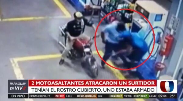 Motochorros asaltan a playero en San Lorenzo