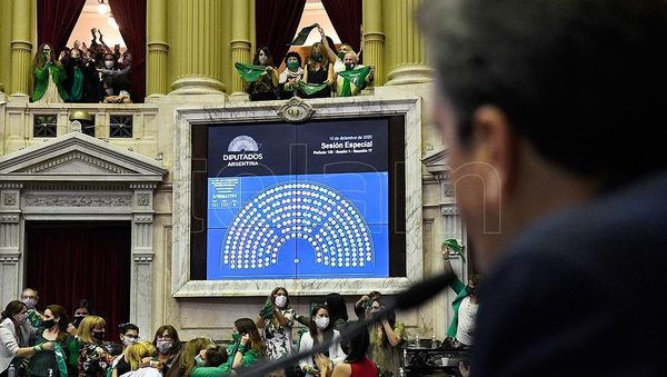 El aborto legal en la Argentina tuvo media sanción