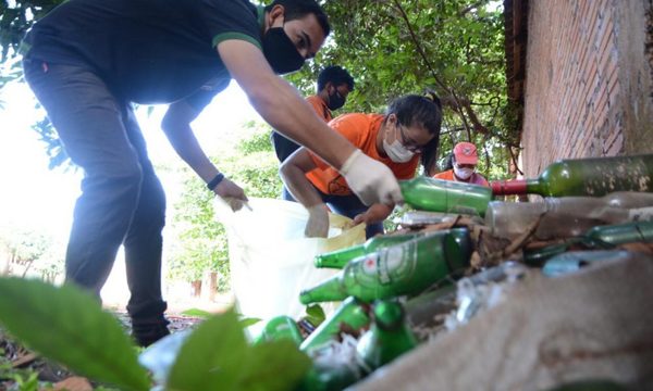 Realizan minga ambiental en el marco de la campaña «Yo Protejo CDE»