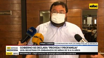 En 2019 en el Paraguay “provida y profamilia” 574 niñas fueron madres - Nacionales - ABC Color