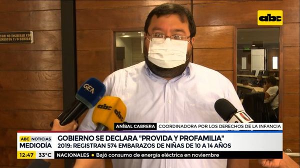 En 2019 en el Paraguay “provida y profamilia” 574 niñas fueron madres - Nacionales - ABC Color