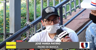 Padres de Bianca: "No nos vamos a ir hasta que le apliquen el medicamento"
