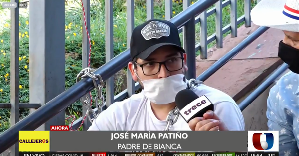 Padres de Bianca: "No nos vamos a ir hasta que le apliquen el medicamento"