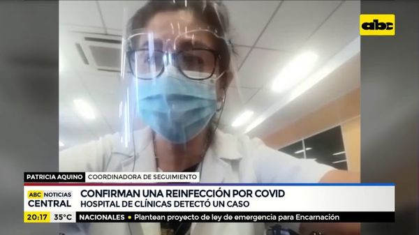 Confirman una reinfección por Covid-19 en Clínicas - ABC Noticias - ABC Color