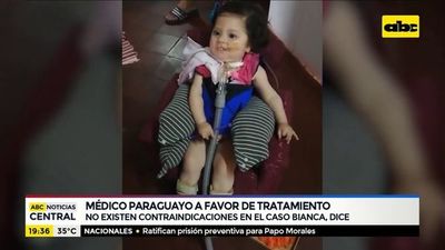 Médico paraguayo en Estados Unidos, a favor del tratamiento de Bianca - ABC Noticias - ABC Color