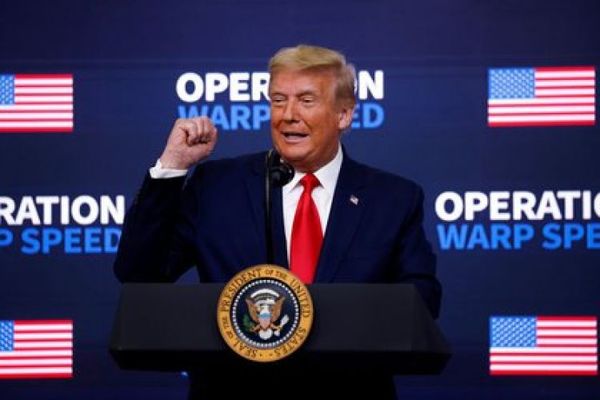 Trump anunció que el primer estadounidense se vacunará en las próximas 24 horas