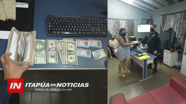 ENCONTRÓ UNA BILLETERA CON DINERO Y NO DUDÓ EN DEVOLVERLA