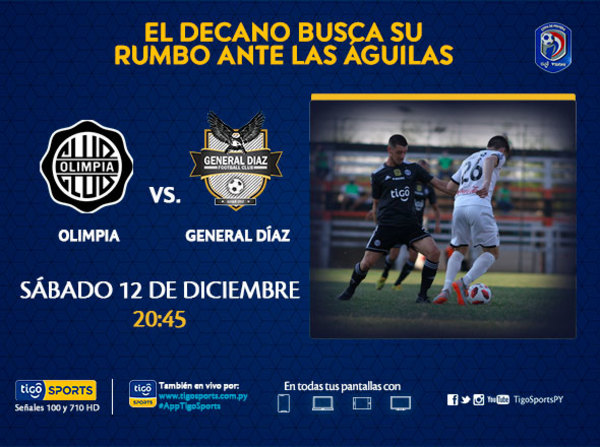 Olimpia intenta levantarse en el torneo