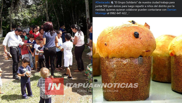 JUNTAN PAN DULCES PARA REPARTIR A NIÑOS HUMILDES EN TOMAS R. PEREIRA